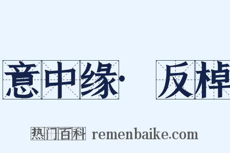 意中缘·反棹是什么意思的图片